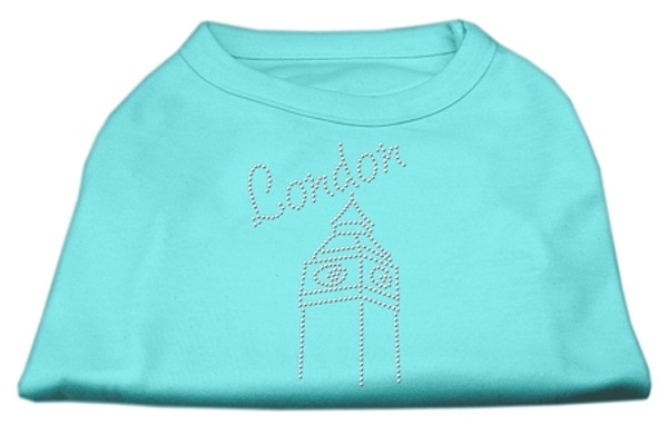 London Rhinestone Shirts Aqua Xxxl(20) 52-43 XXXLAQ By Mirage