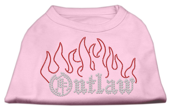 Outlaw Rhinestone Shirts Light Pink M 52-52 MDLPK By Mirage