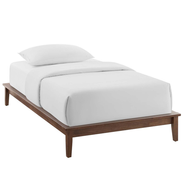 Lodge Twin Wood Platform Bed Frame MOD 6053 WAL by Modway Furniture