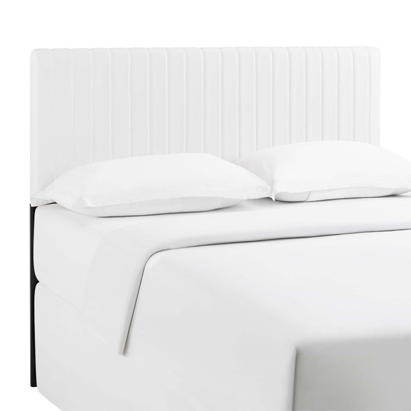 Keira Full Queen Faux Leather Headboard MOD 6096 WHI by Modway Furniture