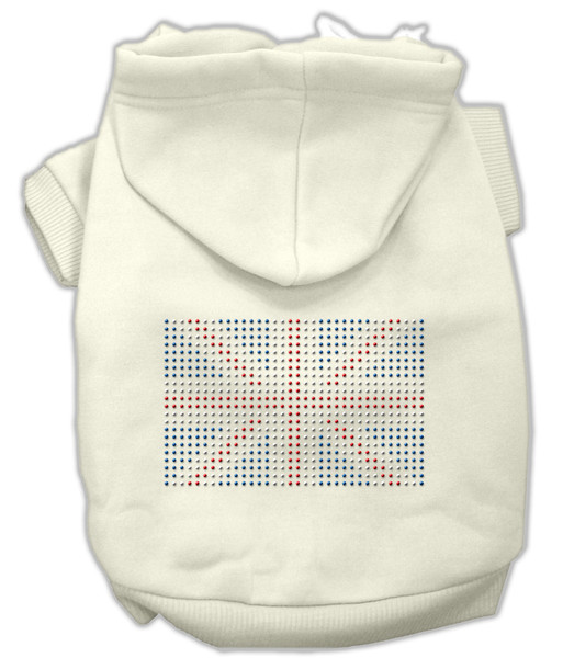 British Flag Hoodies Cream Xl (16) 54-16 XLCR By Mirage