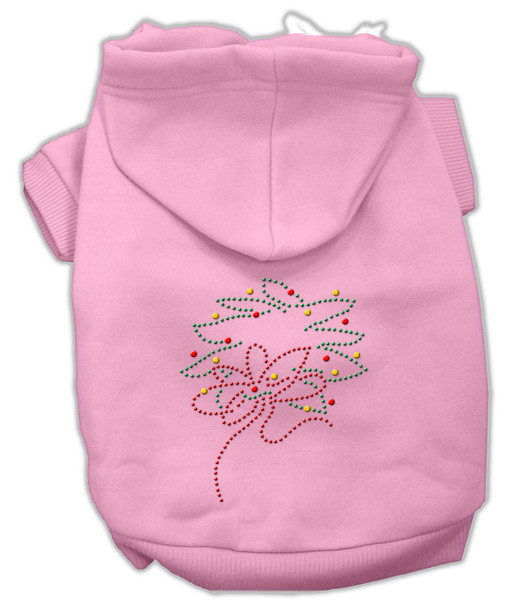 Christmas Wreath Hoodie Pink M (12) 54-25-15 MDPK By Mirage