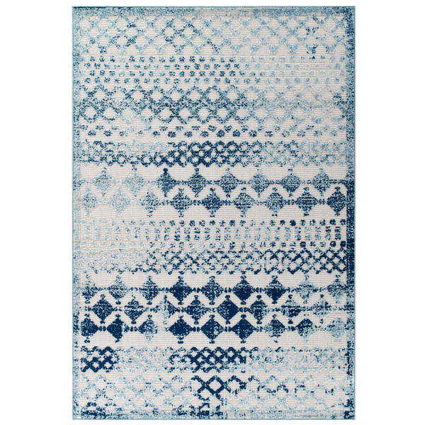 Reflect Giada Abstract Diamond Moroccan Trellis 5X8 Indoor Outdoor Area Rug R 1178A 58 by Modway Furniture