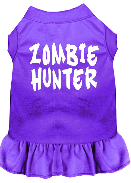 Zombie Hunter Screen Print Dress Purple 4X (22) 57-54 4XPR By Mirage