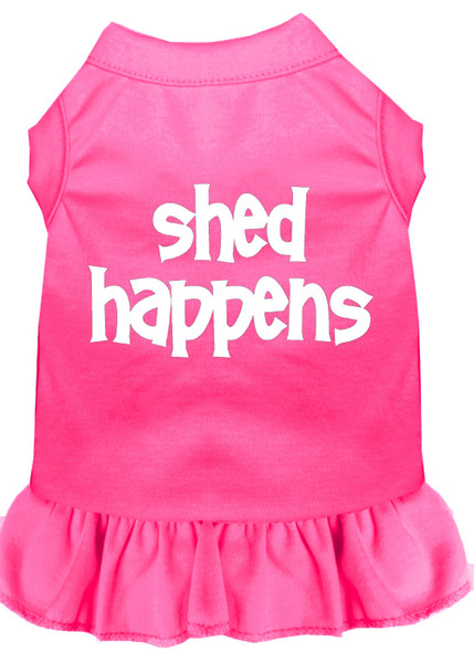 Shed Happens Screen Print Dress Bright Pink 4X (22) 58-16 4XBPK By Mirage