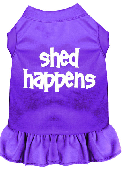 Shed Happens Screen Print Dress Purple 4X (22) 58-16 4XPR By Mirage