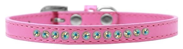 Ab Crystal Size 10 Bright Pink Puppy Collar 611-02 BPK-10 By Mirage