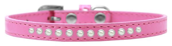 Pearl Size 8 Bright Pink Puppy Collar 611-03 BPK-8 By Mirage