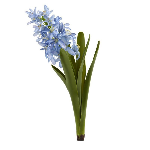 13" Hyacinth Artificial Flower (Set Of 4) 2196-S4-BL By Nearly Natural
