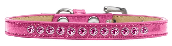 Bright Pink Crystal Size 16 Pink Puppy Ice Cream Collar 612-07 PK-16 By Mirage