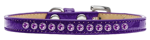 Purple Crystal Size 16 Purple Puppy Ice Cream Collar 612-09 PR-16 By Mirage