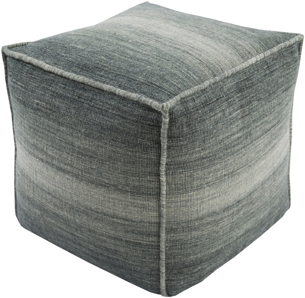 Surya Chaz Cube Pouf - Gray And Green CZPF003-181818