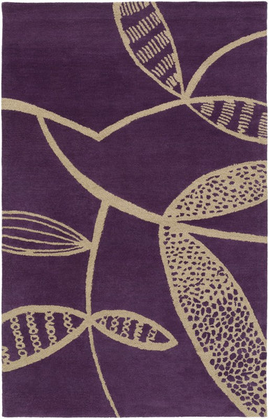 Surya Decorativa Hand Tufted Purple Rug DCR-4036 - 8' x 11'