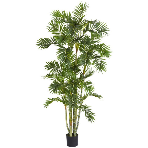 6' Areca Palm Silk Tree 5337 By Nearly Natural