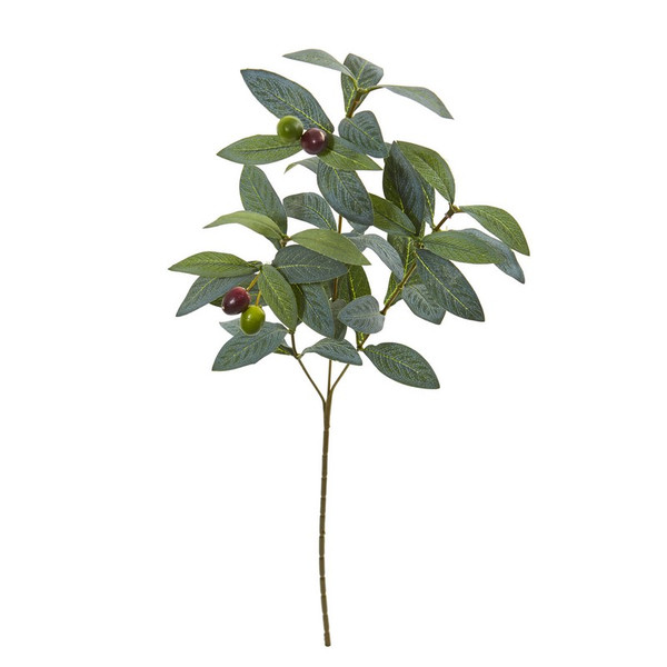 23" Olive Spray Artificial Plant (Set Of 24) 6200-S24 By Nearly Natural
