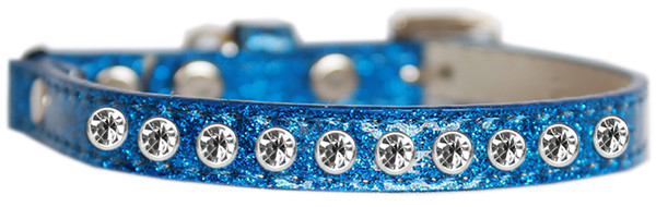 Clear Jewel Ice Cream Cat Safety Collar Blue Size 14 625-8 BL14 By Mirage