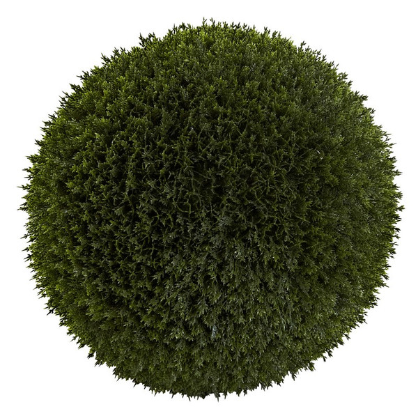 14" Cedar Ball (Indoor/Outdoor) 6807 By Nearly Natural