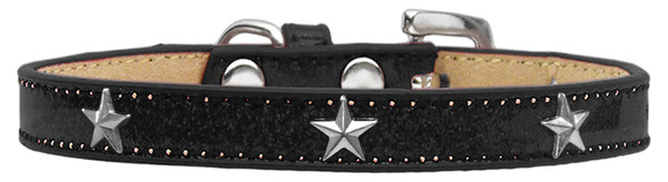 Silver Star Widget Dog Collar Black Ice Cream Size 20 633-17 BK20 By Mirage