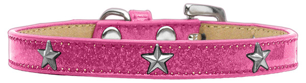 Silver Star Widget Dog Collar Pink Ice Cream Size 10 633-17 PK10 By Mirage