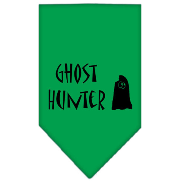 Ghost Hunter Screen Print Bandana Emerald Green Small 66-13-01 SMEG By Mirage