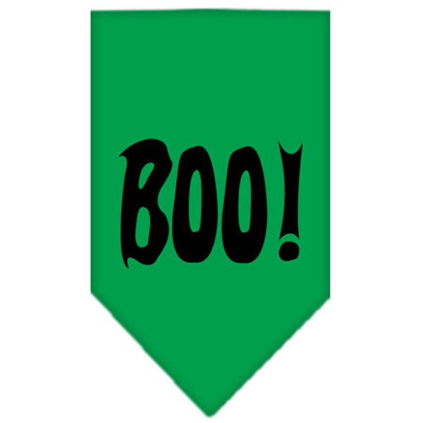 Boo! Screen Print Bandana Emerald Green Small 66-13-02 SMEG By Mirage