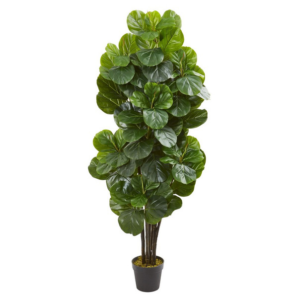 5' Fiddle Leaf Fig Artificial Tree 9107 By Nearly Natural