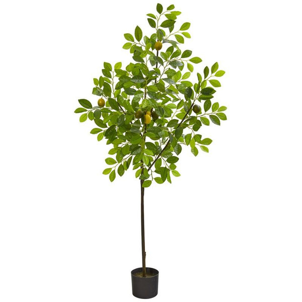 61" Lemon Artificial Tree 9162 By Nearly Natural