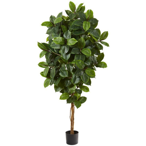 68" Rubber Leaf Artificial Tree 9176 By Nearly Natural