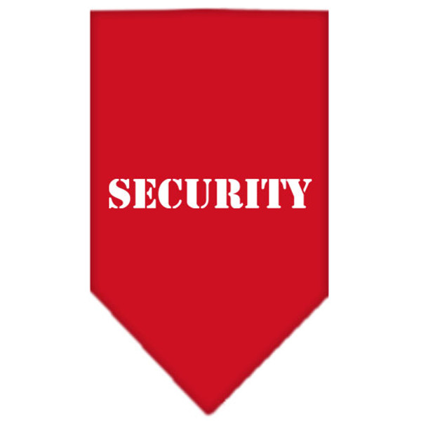 Security Screen Print Bandana Red Large 66-70 LGRD By Mirage