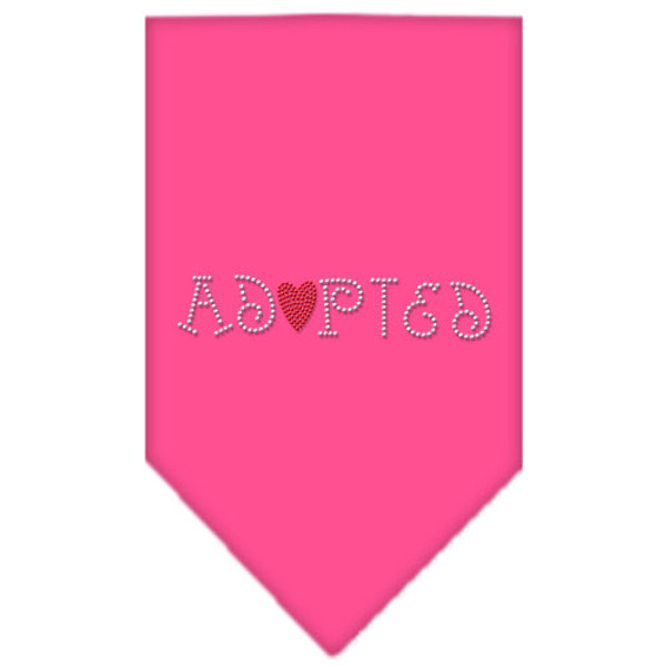 Adopted Rhinestone Bandana Bright Pink Small 67-01 SMBPK By Mirage