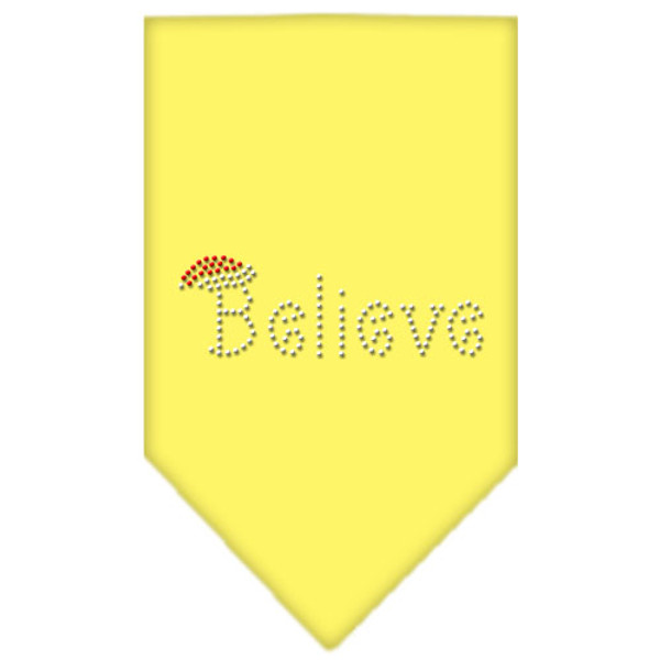 Believe Rhinestone Bandana Yellow Small 67-25-01 SMYW By Mirage