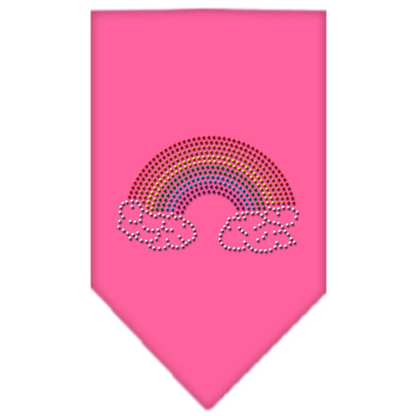Rainbow Rhinestone Bandana Bright Pink Large 67-67 LGBPK By Mirage