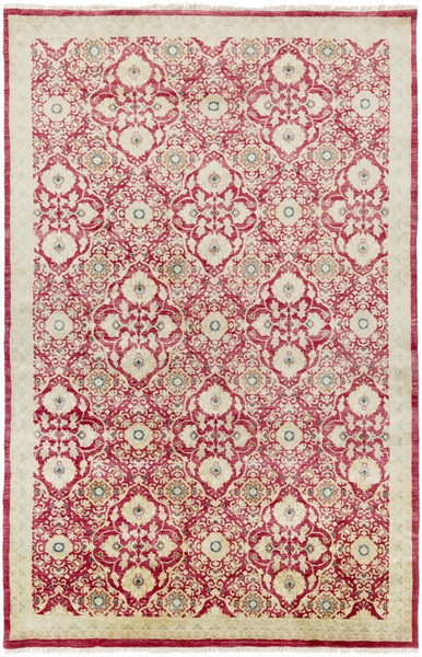 Surya Empress Hand Knotted Red Rug EMS-7012 - 9' x 13'