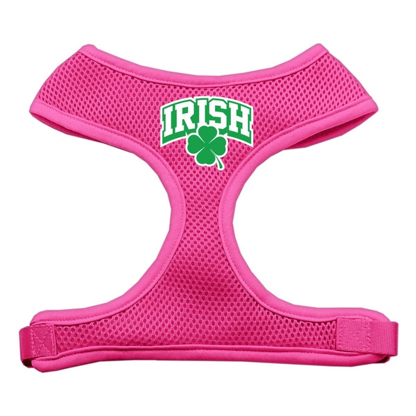 Irish Arch Screen Print Soft Mesh Pet Harness Pink Extra Large 70-47 XLPK By Mirage