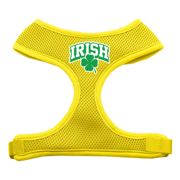 Irish Arch Screen Print Soft Mesh Pet Harness Yellow Extra Large 70-47 XLYW By Mirage