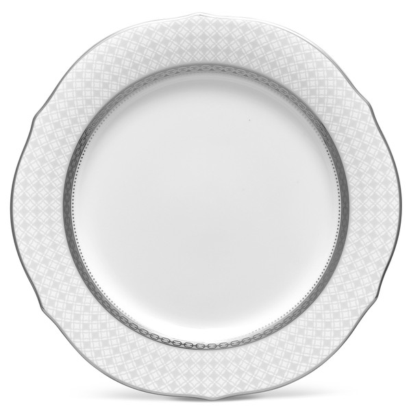 Noritake Porcelain, White Porcelain 9" Accent Plate 1703-452
