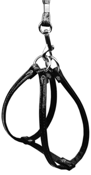 Faux Snake Skin Step In Harness Black 10 72-03 10BKFS By Mirage