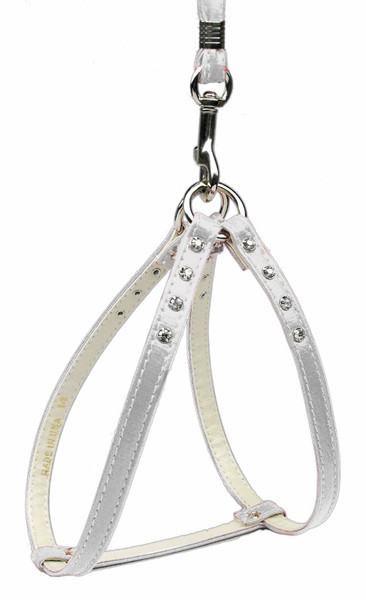 Step-In Harness White W/ Clear Stones 20 72-06 20WT By Mirage