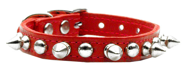 Chaser Leather Dog Collar Red 18 83-03 18RD By Mirage