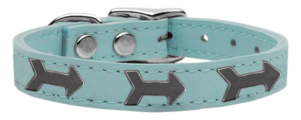 Arrow Widget Genuine Leather Dog Collar Baby Blue 24 83-128 BBL24 By Mirage