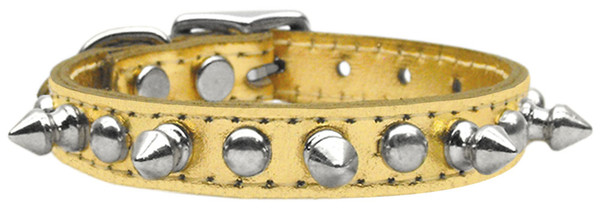 Metallic Chaser Leather Dog Collar Gold 14 83-13 14Gd By Mirage