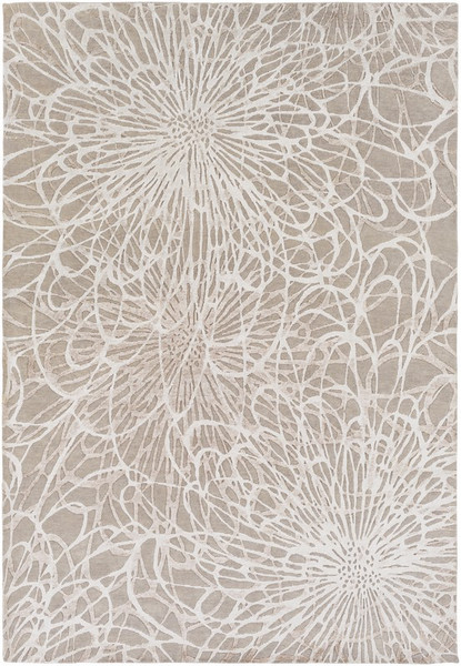 Surya Etienne Hand Knotted White Rug ETI-9000 - 8' x 10'