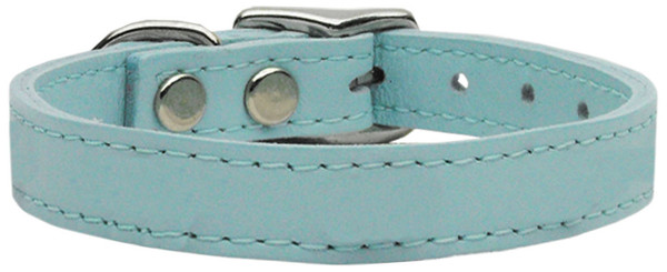 Plain Leather Dog Collars Baby Blue 20 83-25 20 BBL By Mirage