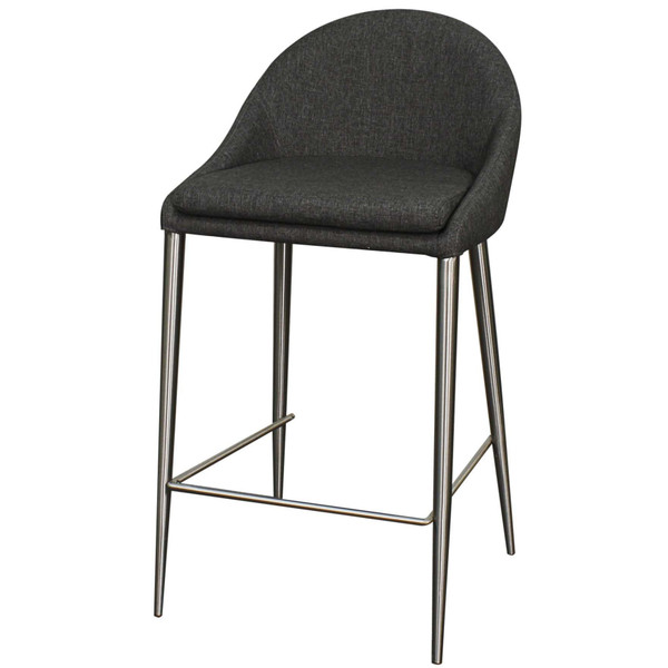 New Pacific Direct Zane Fabric Counter Stool, (Set Of 2) 448527-NS-BS