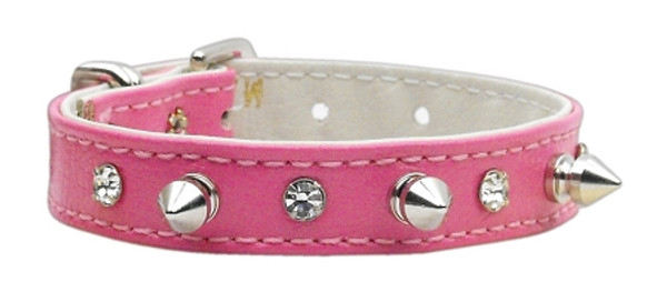 "Just The Basics" Crystal And Spike Collars Pink 16 84-02 16PK By Mirage
