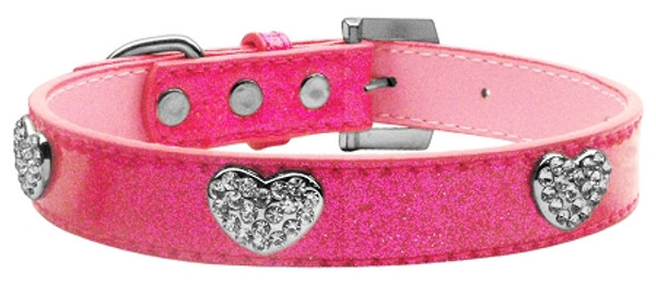 Crystal Heart Ice Cream Collar Pink Medium 87-03MDPK By Mirage