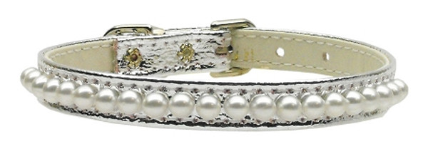 3/8" Pearl Collar Silver 8 94-01 8SV By Mirage