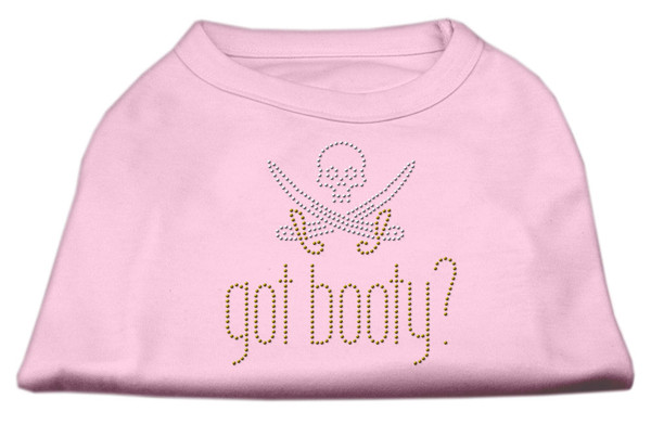 Got Booty? Rhinestone Shirts Light Pink L 52-34 LGLPK By Mirage