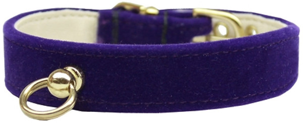 Velvet #70 Dog Collar Purple Size 16 90-11 16PR By Mirage
