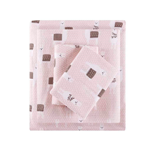 Intelligent Design Cozy Soft Cotton Novelty Print Flannel Sheet Set - Twin ID20-1532